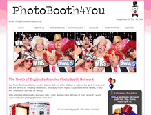 Tablet Screenshot of photobooth4you.co.uk